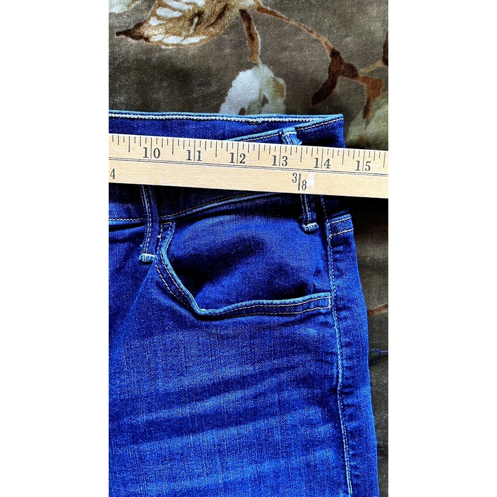 MOTHER Womens Lil' Hustler Ankle Fray in Off Limits Jeans Size 31 Dark Wash - Picture 11 of 14